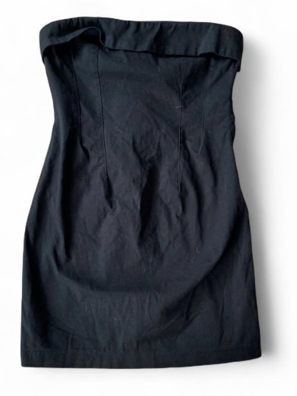 NWT Wild Fable Black Strapless Lace-Up Corset Mini Dress Size S Removable Straps
